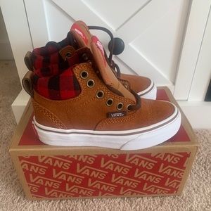 Vans ERA-HI glazed ginger/plaid NWT size 10.5